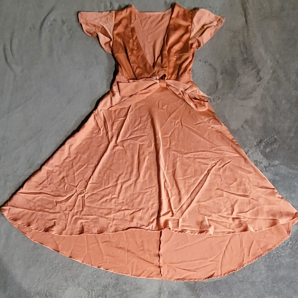 MIDUO Dress Peach Size M